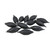 125ct Jet Black Shatterproof 4-Finish Christmas Ornaments 5.5" (140mm) - IMAGE 5