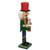 14" Green and Red Traditional Standing Drummer Christmas Nutcracker - IMAGE 3