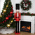 Commercial Size Wooden Christmas Nutcracker Soldier - 5' - Red and Black - IMAGE 2