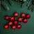 Shatterproof 4-Finish Christmas Ball Ornaments - 4" (100mm) - Red - 12ct - IMAGE 3