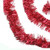 50' Traditional Shiny Red 6 Ply Christmas Foil Tinsel Garland - Unlit - IMAGE 1