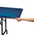 Stay Put Rectangular Disposable Picnic Party Table Covers - 72" -  Blue - Club Pack of 12 - IMAGE 1