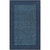 6' x 9' Solid Navy Blue Hand Loomed Rectangular Wool Area Throw Rug - IMAGE 1