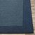 7.5' x 9.5' Solid Navy Blue Hand Loomed Rectangular Wool Area Throw Rug - IMAGE 5