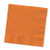 Club Pack of 240 Sunset Orange Solid 2-Ply Disposable Beverage Napkins 5" - IMAGE 1