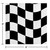 2-Ply Checkered Disposable Beverage Napkins - 5" - Black and White - Club Pack of 192 - IMAGE 2