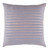 22" Purple and Gold Contemporary Square Throw Pillow - Down Filler - IMAGE 1