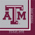 Club Pack of 240 Red NCAA Texas A and M Aggies Party Lunch Napkins 6.5" - IMAGE 1