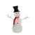 48" White Lighted 3D Snowman with Top Hat Christmas Outdoor Decor - IMAGE 1