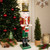 Glitter Christmas Nutcracker Drummer - 24" - IMAGE 1