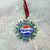 3.5" Silver and Blue Pepsi Logo Snowflake Christmas Ornament - IMAGE 2