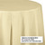 Club Pack of 12 Ivory Octy-Round Disposable Table Covers 82" - IMAGE 2