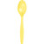 Club Pack of 288 Mimosa Yellow Party Spoons 6.75" - IMAGE 1