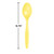 Solid Reusable Plastic-Ware Party Spoons - 6.75" - Yellow - Club Pack of 288 - IMAGE 2