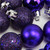 18ct Indigo Purple Shatterproof 4-Finish Christmas Ball Ornaments 1.25" (30mm) - IMAGE 2