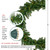 Pre-Lit Buffalo Fir Commercial Artificial Christmas Wreath - 5' - Warm White LED Lights - IMAGE 4