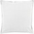 18" Solid Light Haze Gray Contemporary Woven Decorative Throw Pillow - IMAGE 1