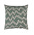 20" Broken Lines Sage Green and Khaki Brown Decorative Throw Pillow - Down Filler - IMAGE 1