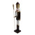 48" Burgundy and White Wooden Christmas Nutcracker King with Scepter - IMAGE 5