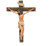 12" Religious Inspirational "INRI" Jesus on Crucifix Christmas Wall Figure - IMAGE 1