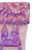 20" Pink and Purple Glitter Princess Christmas Stocking - IMAGE 3