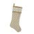 20.5" Brown and White Lace Cuff Christmas Stocking - IMAGE 1