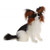 Handcrafted Plush Crouching Pappillon Dog Stuffed Animals - 16.5" - Black and White - Set of 2 - IMAGE 1