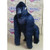 38.50" Black Handcrafted Plush Silverback Gorilla Stuffed Animal - IMAGE 1