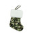 7" Army Camouflage Mini Christmas Stocking with White Cuff - IMAGE 1