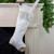 20.5" Quilted Cream and Tan Velveteen Christmas Stocking with Faux Fur Cuff - IMAGE 2