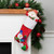 20.5" Red and White Embroidered Snowman with Glitter Christmas Stocking - IMAGE 1