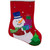 20.5" Red and White Embroidered Snowman with Glitter Christmas Stocking - IMAGE 5