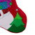 20.5" Red and White Embroidered Snowman with Glitter Christmas Stocking - IMAGE 3