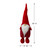 Standing Santa Polka Dot Gnome Christmas Figurine - 16" - Red and Gray - IMAGE 5