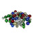 Shatterproof Christmas Ball Ornaments - 1.5" to 2" (40-50mm) - Multicolor - 50ct - IMAGE 1
