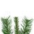 Dakota Red Pine with Pine Cones Artificial Christmas Garland - 9' x 16" - Unlit - IMAGE 5