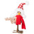 Right Facing Standing Bird with Scarf and Plaid Hat Christmas Figure - 8.5" - IMAGE 2