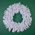 White Crystal Spruce Small Artificial Christmas Wreath - 20" - Unlit - IMAGE 5
