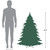 4.5' Pre-Lit Full Ashcroft Cashmere Pine Artificial Christmas Tree, Warm Clear LED Lights - IMAGE 6