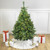4.5' Pre-Lit Full Ashcroft Cashmere Pine Artificial Christmas Tree, Warm Clear LED Lights - IMAGE 1