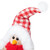 Standing Bird with Scarf and Plaid Hat Christmas Figure - 10" - Beige - IMAGE 6