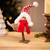 Standing Bird with Scarf and Plaid Hat Christmas Figure - 10" - Beige - IMAGE 1
