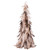 15.5" Layered Feather Cone Tree Christmas Decoration - Brown and Gray