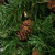 30" Pre-Lit Dakota Red Pine Artificial Christmas Teardrop Swag, Clear AlwaysLit Lights - IMAGE 4