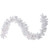 9' x 12" Pre-Lit White Crystal Spruce Artificial Christmas Garland - Clear AlwaysLit Lights - IMAGE 2
