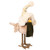 Standing Bird in Winter Apparel Christmas Figure - 9" - Beige and Green - IMAGE 4