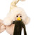 Standing Bird in Winter Apparel Christmas Figure - 9" - Beige and Green