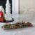 18" Frosted Berries, Branches and Stars Christmas Votive Candle Holder - IMAGE 2