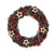 Apples and Berries with Stars Artificial Christmas Wreath,13-Inch, Unlit - IMAGE 1