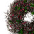 Frosted Brown Twig with Leaves and Berries Artificial Christmas Wreath - 13-Inch, Unlit - IMAGE 3